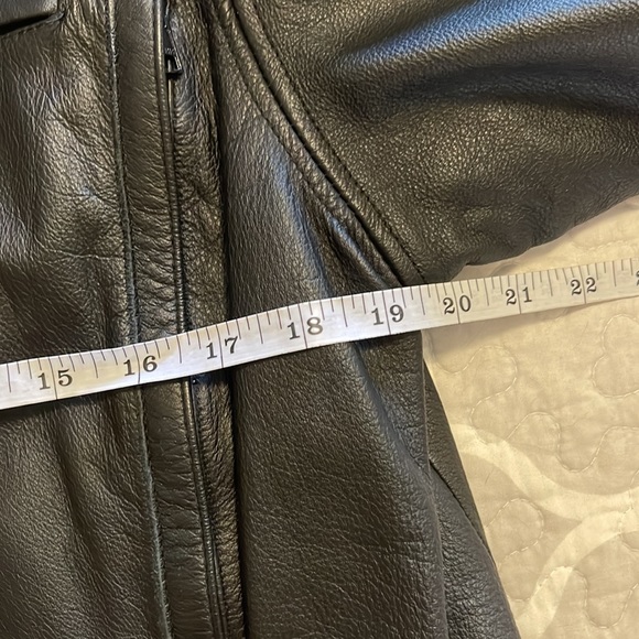 Women's Large L Harley-Davidson Leather Jacket 98136-03VW Front Vented Embossed - Picture 8 of 13